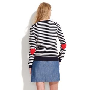 Madewell striped heartnote cardigan